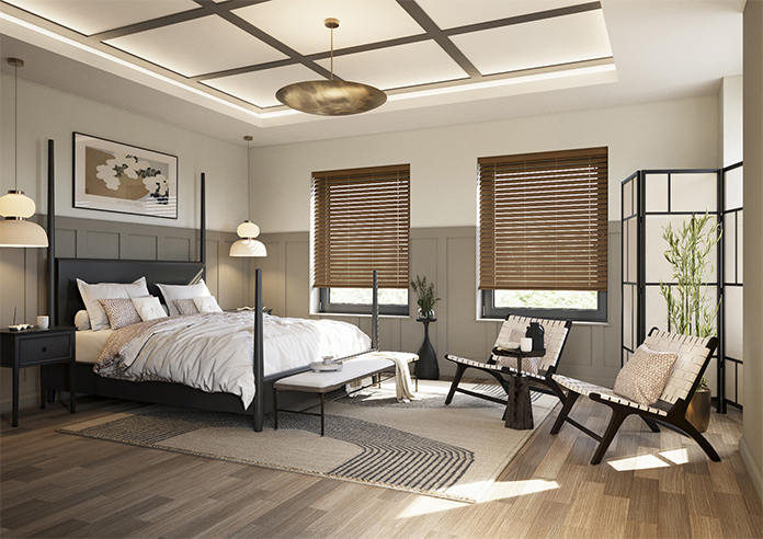 Ecowood, Honey Teak Fine Grain - Twist&Fit Venetian Blind - Image 6